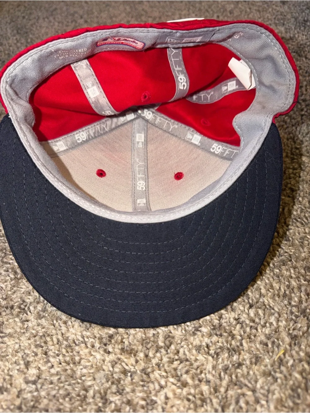 St. Louis Cardinals Hat Cap Fitted 6 5/8 kids size Red MLB MLB 59Fifty New Era